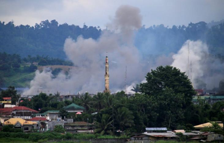 Marawi smoke billows