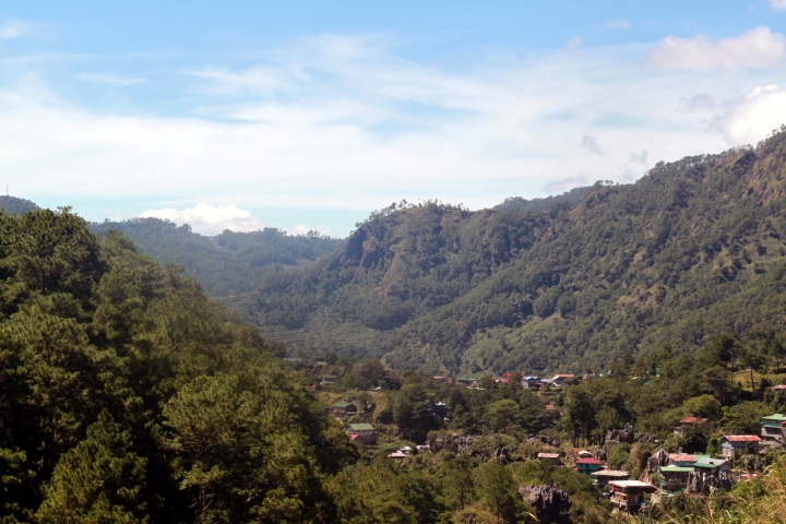 Sagada among mountains and forests
