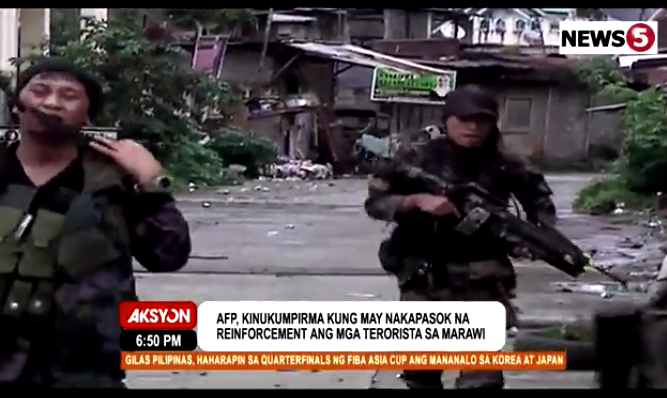 Troops Marawi maneuvers