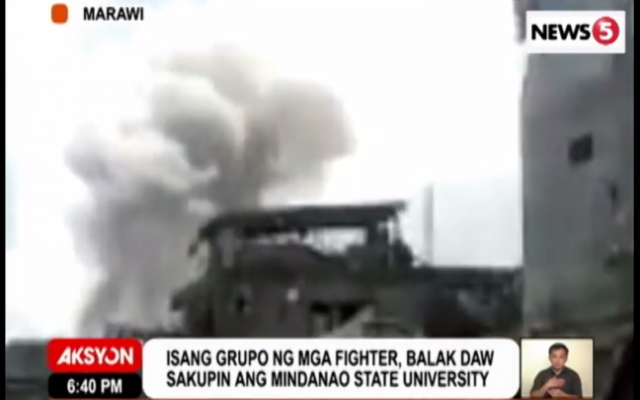 Marawi scene of fighting