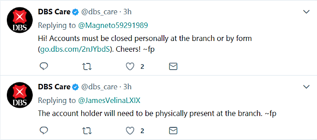 DBScare two replies
