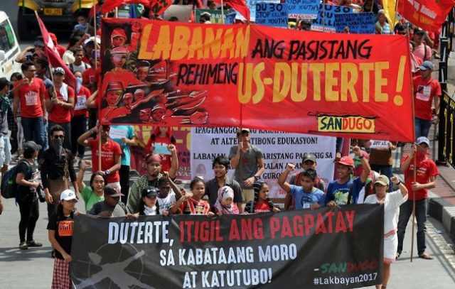 Lakbayan 2017 protest march.