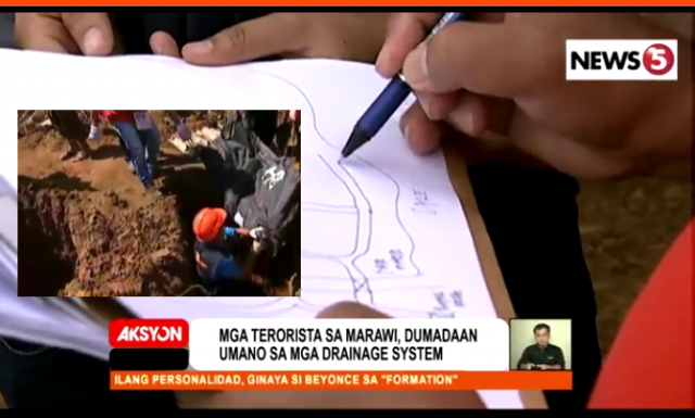 Marawi drainage system trace