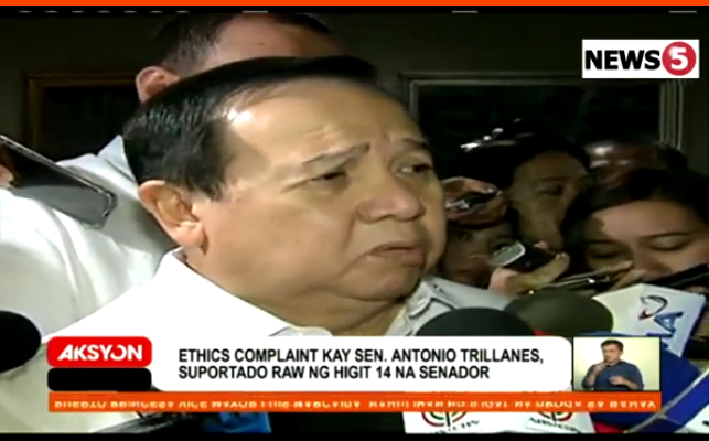 Trillanes welcomes Gordon move to invite Paolo Duterte, Mans Carpio