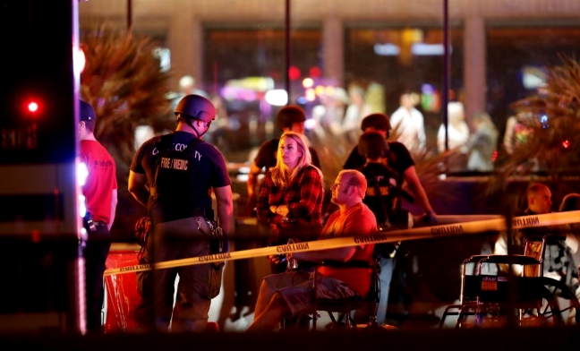 Las Vegas mass shooting medical staging station