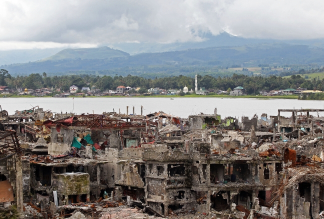 Marawi landscape of ruins