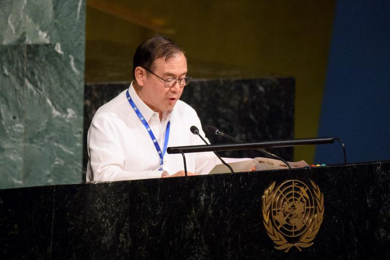Teodoro Locsin Jr. at the UN