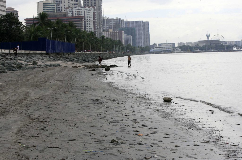 Manila Bay Cleanup Garbage free seashore