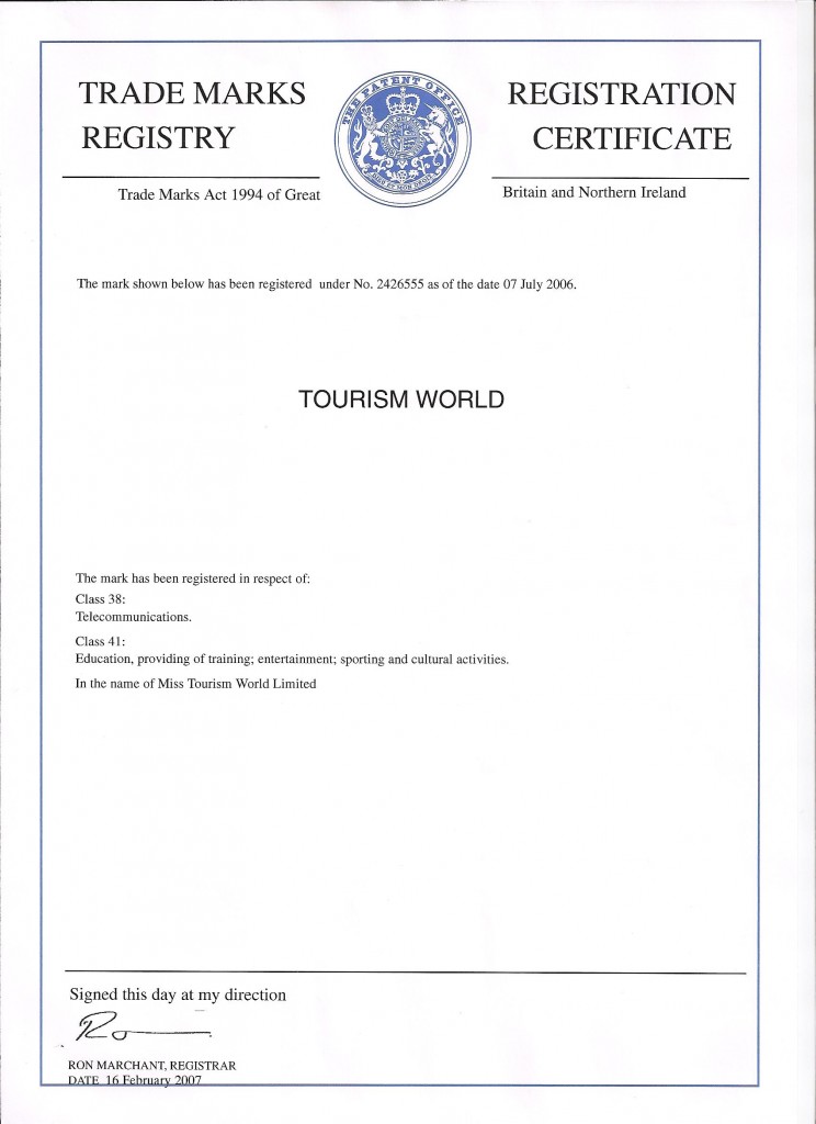Tourism World Registry