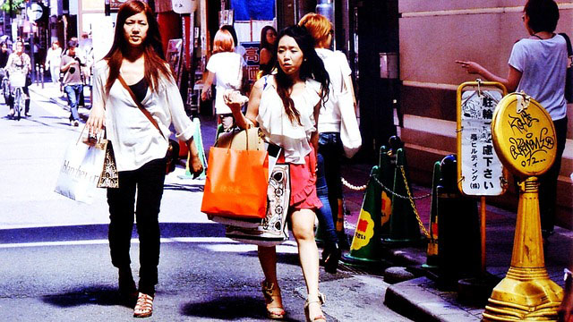 Women walking in Japan