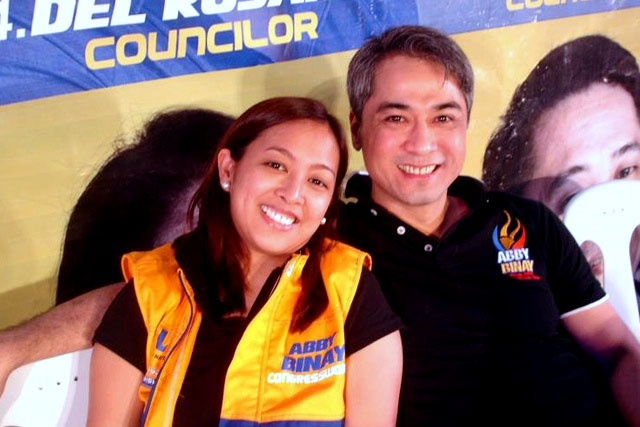 Abby Binay with Luis Campos