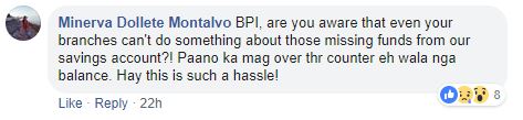 Comment 2 from BPI problem story