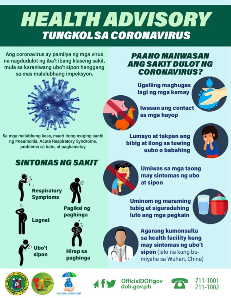Pinoys, don't panic! Coronavirus is a common term for a ...