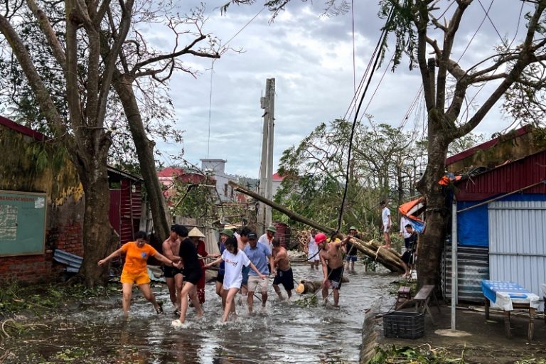 Typhoon Yagi Wreaks Havoc On Infrastructure Factories In Vietnam