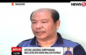 Arturo Lascañas in Singapore