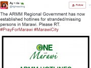 ARMM Marawi hotlines