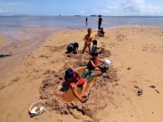 15 mining firms in Caraga suspended by Lopez allowed to operate again Claver orange water on beach head