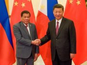 Duterte Xi handshake