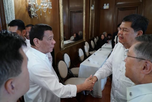 Duterte congratulates Espenilla