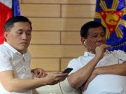 Duterte on phone