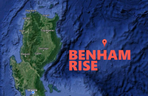 Benham Rise map
