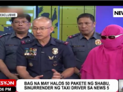 WATCH | Exclusive: Taxi cab driver hands over stash of cash, shabu Taxi driver returns cash and shabu