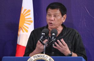 Ridrigo Duterte speaks