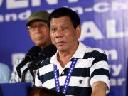 Duterte speaks before 4th ID troops Bancasi