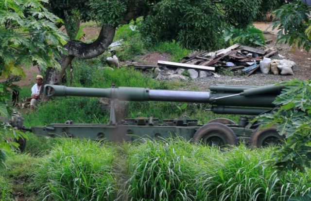 Marawi howitzer gun