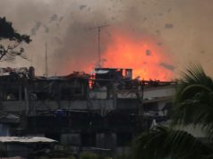 air strike blast Marawi