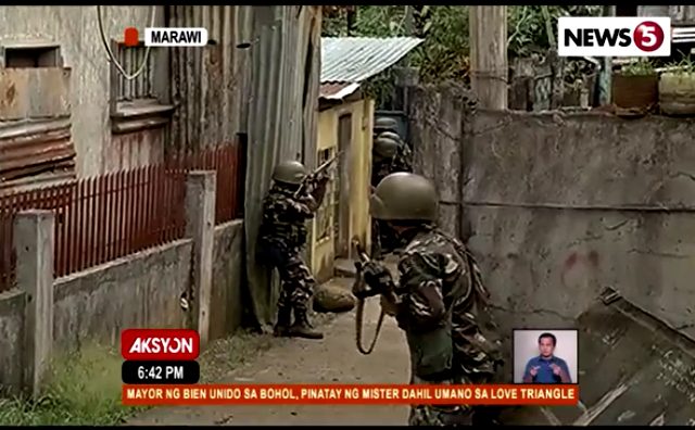 Marawi street fighting