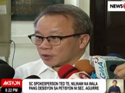 SOJ’s Aguirre, Supreme Court do not speak with one voice on Maute trial venue SC spox Theodore Te