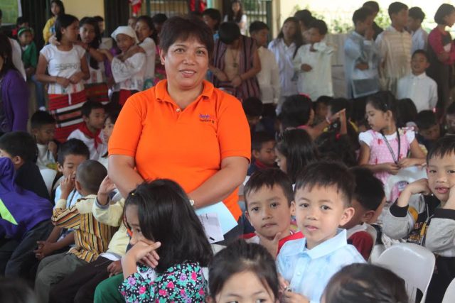 Baguio public school teacher and pupils