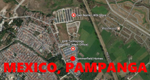 GoogleMap Summerfield Homes Mexico Pampanga