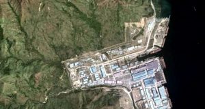 Hanjin facility Subic aerial view