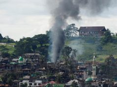 Marawi smoke air strike