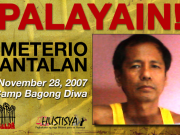 Emeterio Antalan freed political prisoner