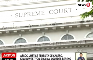 De Castro Sereno tension at SC