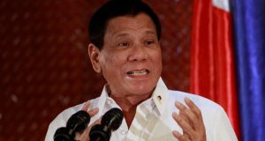 Reuters file photo of President Rodrigo Duterte