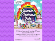 MALLING | It’s a colorful weekend at Eastwood City’s Rainbow and Unicorns Fair