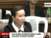 WATCH | Taxi drivers decry impact of TNVS like Uber, Grab on their livelihood Senator Grace Poe