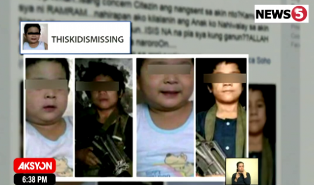 Missing child feared drafted to Maute
