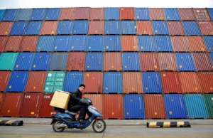 Ports, shipping containers Shanghai port