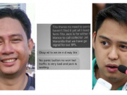 Taguba-Tita Nani text exchange shows alleged link of Du30 son-in-law Mans Carpio to Davao group