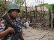 At least 12 dead in Muslim insurgent attacks in northwest Myanmar