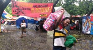 Lumad at UP Diliman encampent