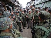 Duterte Marawi with troops