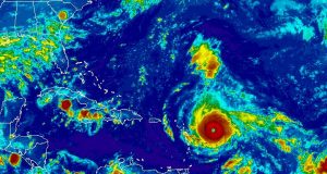 Hurricane Irma by satellite