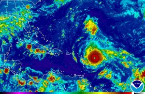 Hurricane Irma by satellite