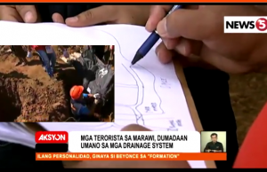 Marawi drainage system trace